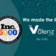 Valenz Health and Inc. 500 logo graphic